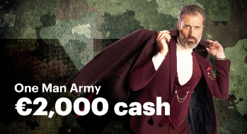 Blackjack One man Army : Un jackpot de 2 000 € à remporter sur Napoleongames.be ! Blackjack One man Army : Un jackpot de 2 000 € à remporter sur Napoleongames.be !