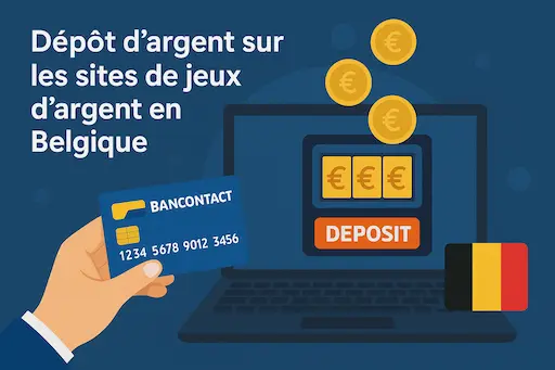 Dépôt d'argent sur les sites de jeux en Belgique : guide complet