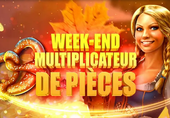 Doublez vos pièces ce week-end sur Casino777.be