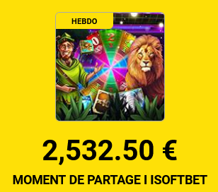 Profitez du tournoi de la semaine sur Betfirstcasino.be 