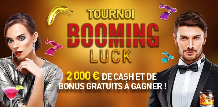 Spécial tournoi Booming Luck sur 777.be du 21 au 23 septembre ! Spécial tournoi Booming Luck sur 777.be du 21 au 23 septembre !