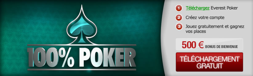 Participez au tournoi 100% poker sur M6 Participez au tournoi 100% poker sur M6