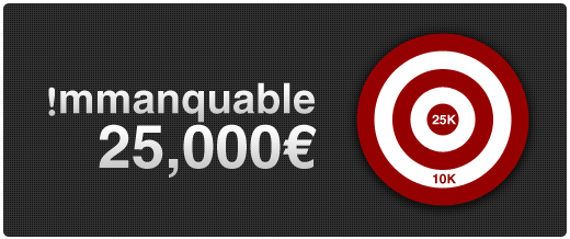 Immanquable tournoi de Titan poker ? 25.000? Immanquable tournoi de Titan poker ? 25.000?