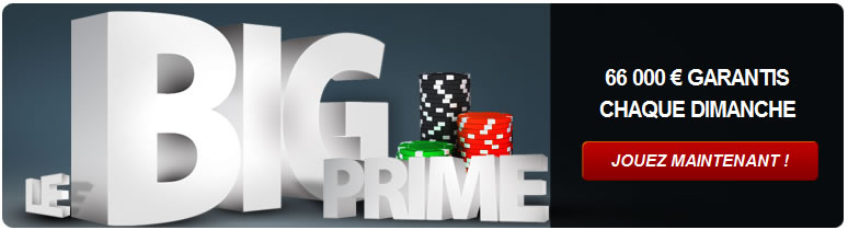 Big Prime : tournoi 66.000? garantis sur Betclic poker Big Prime : tournoi 66.000? garantis sur Betclic poker