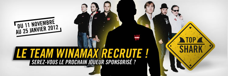 TOP SHARK Academy : rejoignez la Team Pro Winamax TOP SHARK Academy : rejoignez la Team Pro Winamax