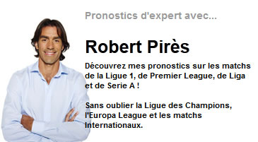 Robert Pires fait les pronostics sur Pmu.fr Robert Pires fait les pronostics sur Pmu.fr
