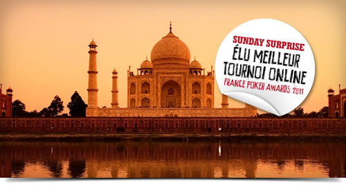 Gagnez un voyage en inde au Sunday Surprise de Winamax Gagnez un voyage en inde au Sunday Surprise de Winamax