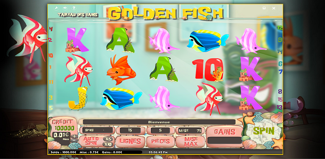 Golden Fish : un jeu à univers marin sur 777.be Golden Fish : un jeu à univers marin sur 777.be